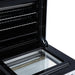 Forno Breno 24 Inch Freestanding Gas Range in White with Antique Brass, Plug Included, Energy Efficient