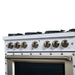 Forno - 36" Gas Range, 6 burners, in white with copper Trim