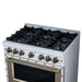 Forno - 36" Gas Range, 6 burners, in white with copper Trim