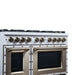 Forno - 48" Gas Range, 8 burners, in White with copper Trim