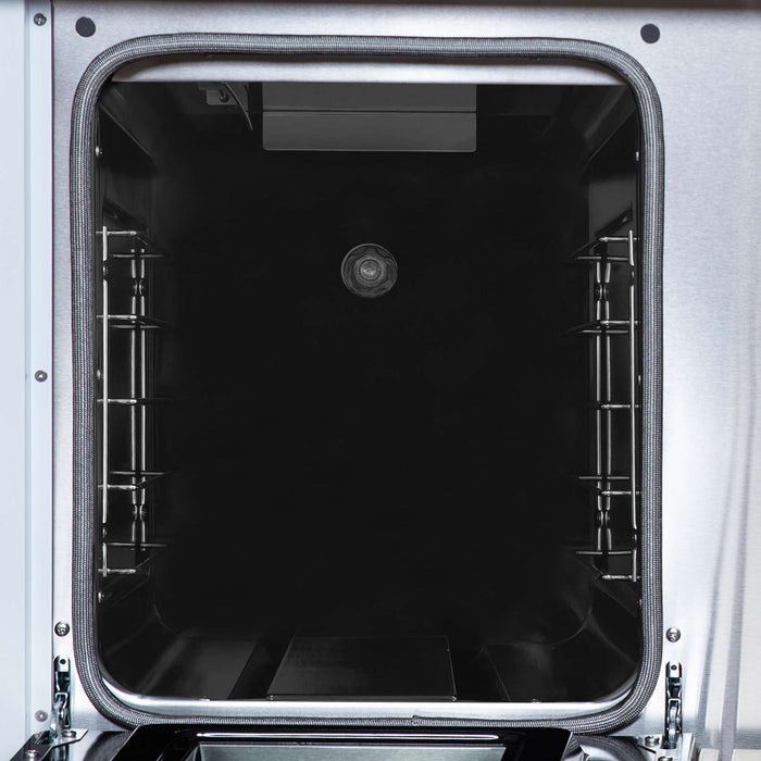 Forno - 48" Gas Range, 8 burners, in White with copper Trim