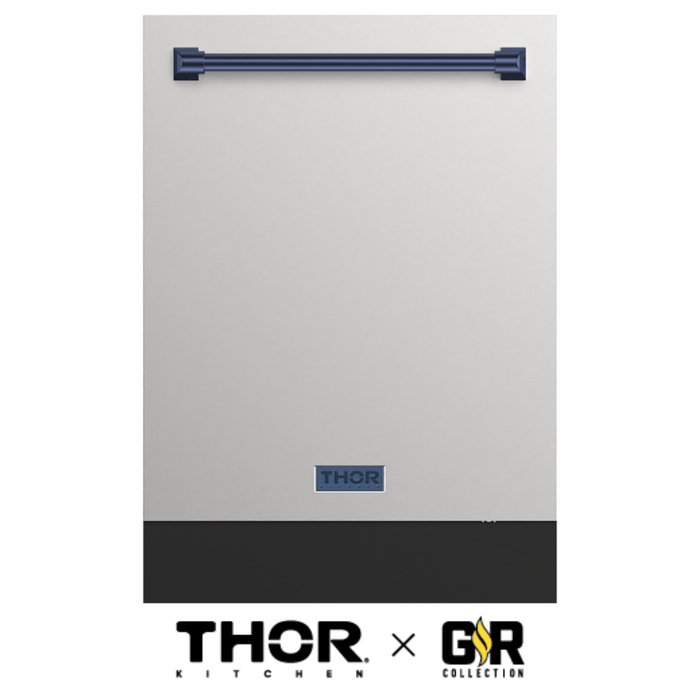 Gordon Ramsay by THOR Kitchen 24" Dishwasher in Matte Black with Stainless Steel Accents, DW24X8BA99