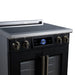 Forno Maximus 30-Inch Induction Range, French Door, 4 Cooking Zones, 4.32 Cu. Ft. Convection Oven, Air Sous Vide, Air Fry Basket, Black - FFSIN0932-30BLK