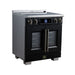 Forno Maximus 30-Inch Induction Range, French Door, 4 Cooking Zones, 4.32 Cu. Ft. Convection Oven, Air Sous Vide, Air Fry Basket, Black - FFSIN0932-30BLK