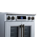 Forno Maximus 30-Inch Induction Range, French Door, 4 Cooking Zones, 4.32 Cu. Ft. Convection Oven, Air Sous Vide, Air Fry Basket, White - FFSIN0932-30WHT
