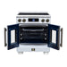 Forno Maximus 30-Inch Induction Range, French Door, 4 Cooking Zones, 4.32 Cu. Ft. Convection Oven, Air Sous Vide, Air Fry Basket, White - FFSIN0932-30WHT