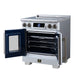 Forno Maximus 30-Inch Induction Range, French Door, 4 Cooking Zones, 4.32 Cu. Ft. Convection Oven, Air Sous Vide, Air Fry Basket, White - FFSIN0932-30WHT