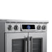 Forno Maximus 30-Inch Induction Range, French Door, 4 Cooking Zones, 4.32 Cu. Ft. Convection Oven, Air Sous Vide, Air Fry Basket, Stainless Steel - FFSIN0932-30