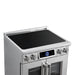 Forno Maximus 30-Inch Induction Range, French Door, 4 Cooking Zones, 4.32 Cu. Ft. Convection Oven, Air Sous Vide, Air Fry Basket, Stainless Steel - FFSIN0932-30