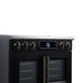 Forno Maximus 36-Inch Induction Range, French Door, 5 Cooking Zones, 5.36 Cu. Ft. Convection Oven, Air Sous Vide, Air Fry Basket, Black - FFSIN0932-36BLK