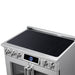 Forno Maximus 36-Inch Induction Range, French Door, 5 Cooking Zones, 5.36 Cu. Ft. Convection Oven, Air Sous Vide, Air Fry Basket, Stainless Steel - FFSIN0932-36