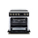 Forno Torino 30 Inch Induction Range, 8,800W Cooktop, 4.32 Cu. Ft. True Convection Oven, Air Fry, Air Sous Vide, Smudge Resistant, Black - FFSIN0936-30BLK