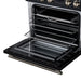 Forno Torino 30 Inch Induction Range, 8,800W Cooktop, 4.32 Cu. Ft. True Convection Oven, Air Fry, Air Sous Vide, Smudge Resistant, Black - FFSIN0936-30BLK