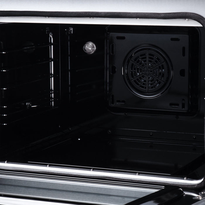 Forno Torino 30 Inch Induction Range, 8,800W Cooktop, 4.32 Cu. Ft. True Convection Oven, Air Fry, Air Sous Vide, Smudge Resistant, White - FFSIN0936-30WHT