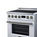 Forno Torino 30 Inch Induction Range, 8,800W Cooktop, 4.32 Cu. Ft. True Convection Oven, Air Fry, Air Sous Vide, Smudge Resistant, White - FFSIN0936-30WHT