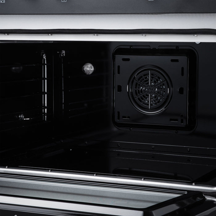 Forno Torino 36 Inch Induction Range, 10,900W Cooktop, 5.36 Cu. Ft. True Convection Oven, Air Fry, Air Sous Vide, Smudge Resistant, Black - FFSIN0936-36BLK