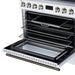 Forno Torino 36 Inch Induction Range, 10,900W Cooktop, 5.36 Cu. Ft. True Convection Oven, Air Fry, Air Sous Vide, Smudge Resistant, White - FFSIN0936-36WHT