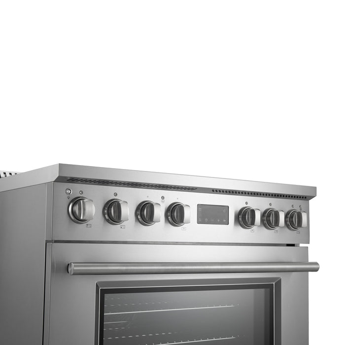 Forno Torino 36 Inch Induction Range with True Convection and Air Fry