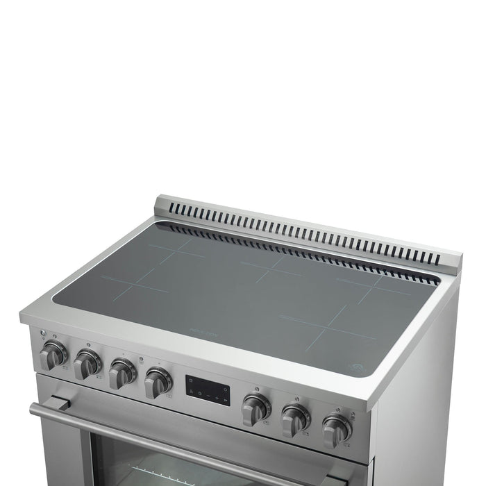 Forno Torino 36 Inch Induction Range with True Convection and Air Fry