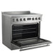 Forno Torino 36 Inch Induction Range with True Convection and Air Fry