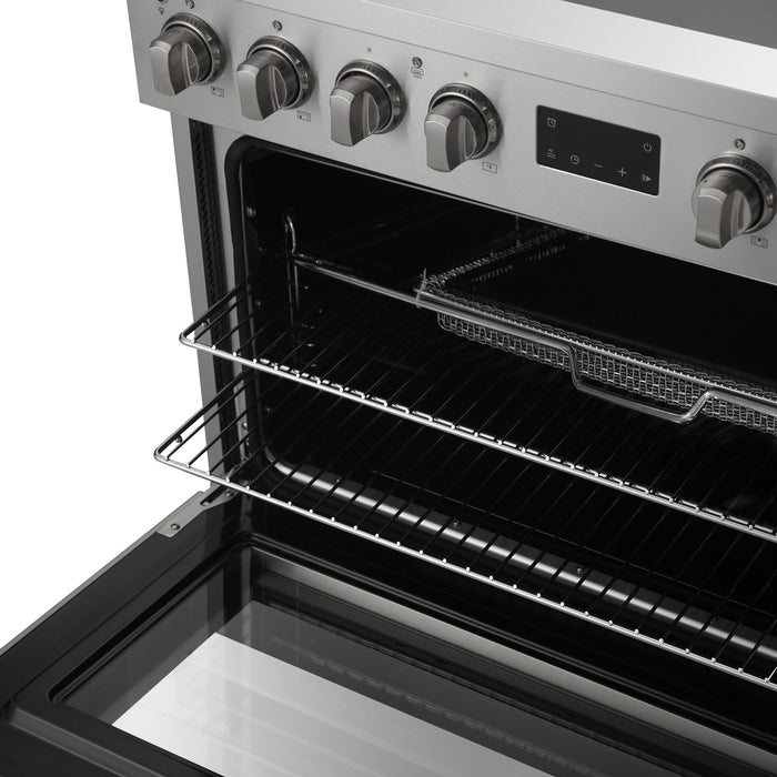 Forno Torino 36 Inch Induction Range with True Convection and Air Fry