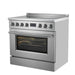 Forno Torino 36 Inch Induction Range with True Convection and Air Fry