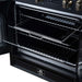 Torino French Door 30 Inch Induction Range with Air Fryer, Air Sous Vide & True Convection, Dual Broiler, Black