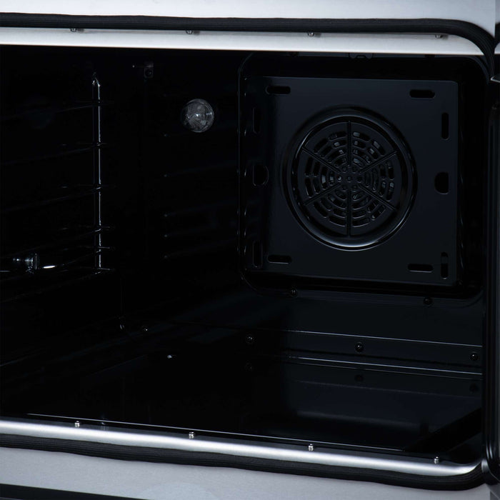 Torino French Door 30 Inch Induction Range with Air Fryer, Air Sous Vide & True Convection, Dual Broiler, Black