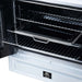 Torino French Door 30 Inch Induction Range with Air Fryer, Air Sous Vide & True Convection, Dual Broiler, White