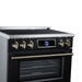 Forno Maximus 36 Inch Induction Range, 10,900 Total Cooktop, 5.36 Cu. Ft. True Convection Oven, Air Fryer, Air Sous Vide, Black - FFSIN0968-36BLK