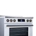 Forno Maximus 36 Inch Induction Range, 10,900 Total Cooktop, 5.36 Cu. Ft. True Convection Oven, Air Fryer, Air Sous Vide, White - FFSIN0968-36WHT