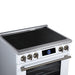 Forno Maximus 36 Inch Induction Range, 10,900 Total Cooktop, 5.36 Cu. Ft. True Convection Oven, Air Fryer, Air Sous Vide, White - FFSIN0968-36WHT