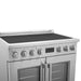 Forno Torino 36 Inch French Door Induction Range with Air Fryer and True Convection Oven