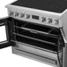 Forno Torino 36 Inch French Door Induction Range with Air Fryer and True Convection Oven