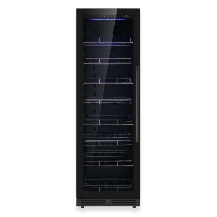 Kings Bottle 72" Large Beverage Refrigerator With Clear Glass Door KBU170BX-FG, LHH