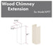 ZLINE 61 in. Wooden Chimney Extension for Ceilings up to 12 ft. (KPTT-E)