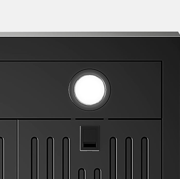 Cosmo 30 in. Haven Collection 500 CFM Ducted Under Cabinet Range Hood, Touch Controls, LED Lights in Matte Black - COS-KS6U30-BK