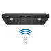Cosmo 30 in. Haven Collection 500 CFM Ducted Under Cabinet Range Hood, Touch Controls, LED Lights in Matte Black - COS-KS6U30-BK