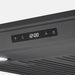 Cosmo 30 in. Haven Collection 500 CFM Ducted Under Cabinet Range Hood, Touch Controls, LED Lights in Matte Black - COS-KS6U30-BK