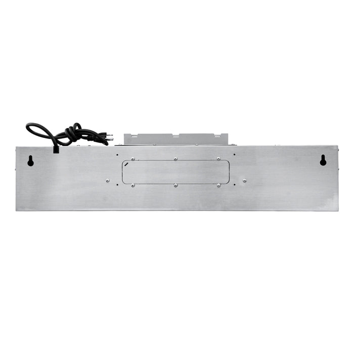 Cosmo 30 in. Under Cabinet Range Hood with Digital Touch Controls, 3-Speed Fan, LED Lights and Permanent Filters in Stainless Steel - COS-KS6U30