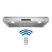 Cosmo 30 in. Under Cabinet Range Hood with Digital Touch Controls, 3-Speed Fan, LED Lights and Permanent Filters in Stainless Steel - COS-KS6U30