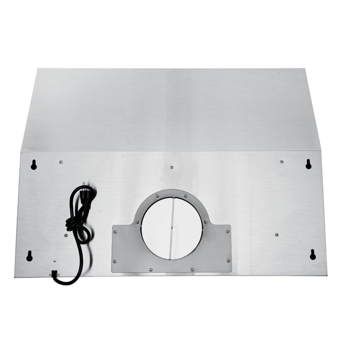 Cosmo 30 in. Under Cabinet Range Hood with Digital Touch Controls, 3-Speed Fan, LED Lights and Permanent Filters in Stainless Steel - COS-KS6U30