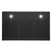 Cosmo 36 in. Haven Collection 500 CFM Ducted Under Cabinet Range Hood, Touch Controls, LED Lights in Matte Black - COS-KS6U36-BK