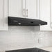 Cosmo 36 in. Haven Collection 500 CFM Ducted Under Cabinet Range Hood, Touch Controls, LED Lights in Matte Black - COS-KS6U36-BK