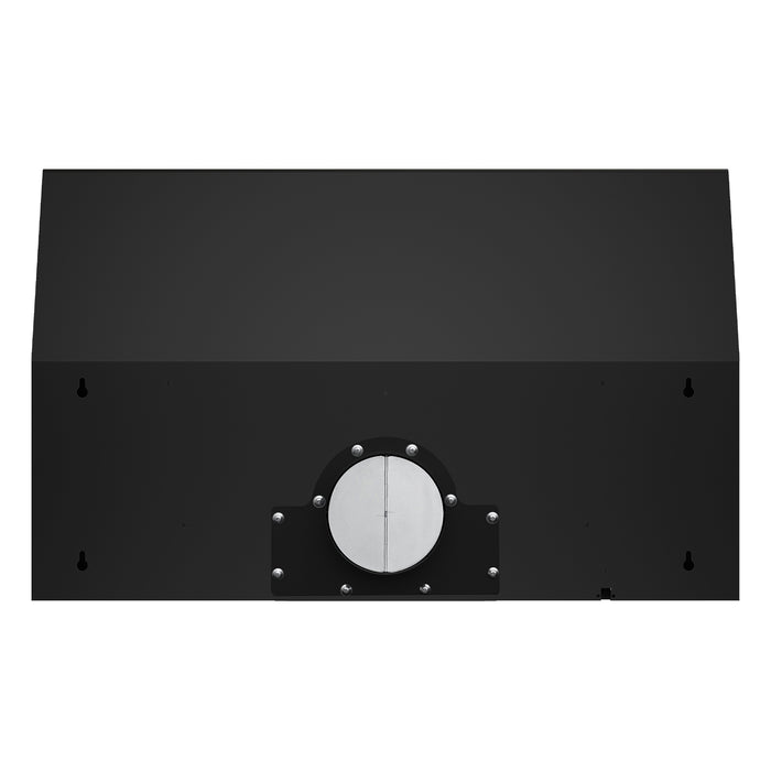 Cosmo 36 in. Haven Collection 500 CFM Ducted Under Cabinet Range Hood, Touch Controls, LED Lights in Matte Black - COS-KS6U36-BK