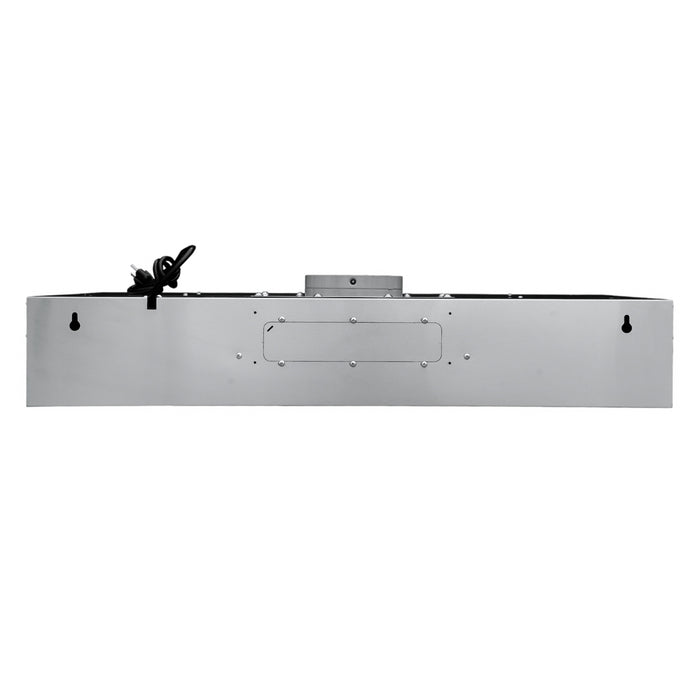 Cosmo 36 in. Under Cabinet Range Hood with Digital Touch Controls, 3-Speed Fan, LED Lights and Permanent Filters in Stainless Steel - COS-KS6U36