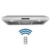 Cosmo 36 in. Under Cabinet Range Hood with Digital Touch Controls, 3-Speed Fan, LED Lights and Permanent Filters in Stainless Steel - COS-KS6U36