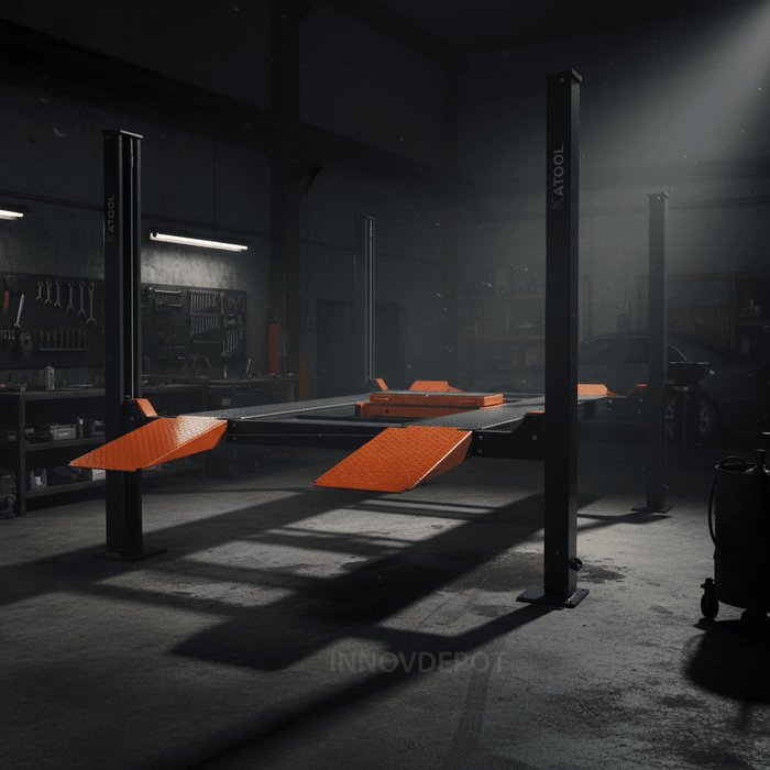 Katool KT-4H110 11,000 LB Four Post Car Lift Heavy Duty Vehicle Storage Lift