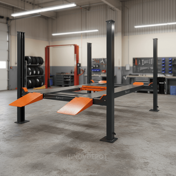 Katool KT-4H110 11,000 LB Four Post Car Lift Heavy Duty Vehicle Storage Lift