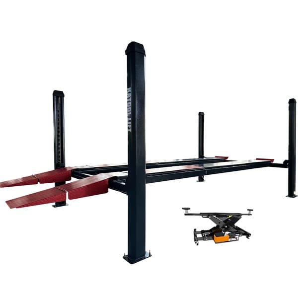 Katool KT-4H120X Heavy Duty Four-Post Car Lift – 12,000 lbs Capacity